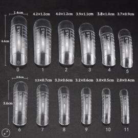 dual form tips 120 stuks - demofilm