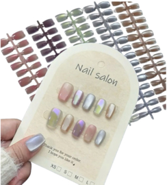 press on nails set square aurora