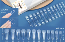 soft gel tips medium coffin 120 st.