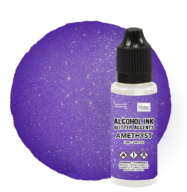 Couture Creations Alcohol Ink Glitter Accents Amethyst 12ml