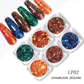 sequins chameleon set