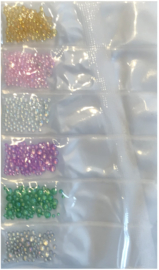 caviar bullion beads 6 kleuren