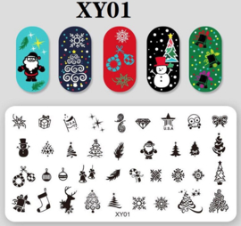 kerst image plate XY01