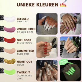 polygel kit 6 kleuren