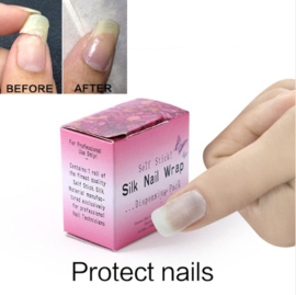 silk nail wrap (let op!)