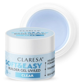 builder gel CLEAR 12 gram Claresa soft & easy