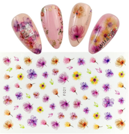 nagelstickers  flowers F021