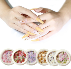 nailart flowers voorbeeld