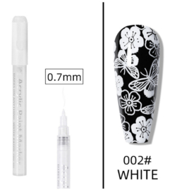 nailart pen wit