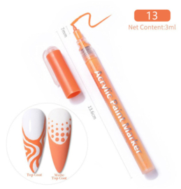 nail art pen  light orange