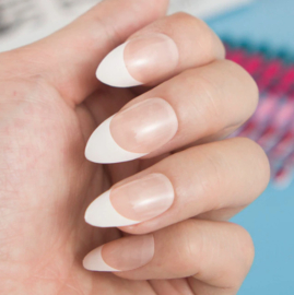french manicure tips almond