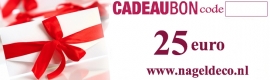 cadeaubon 25 euro