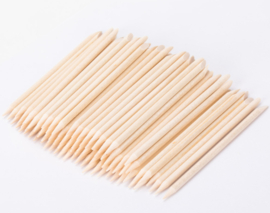 100 orange woodsticks 9,4 cm