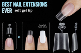 soft gel tips (v) coffin 120 st.