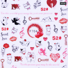 nagel stickers F704