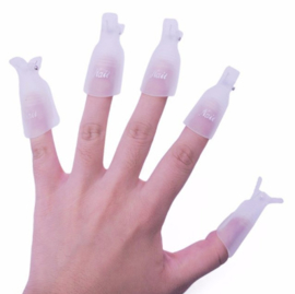 nail soaker clips (pink of wit)