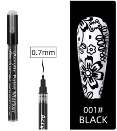 nailart pen zwart