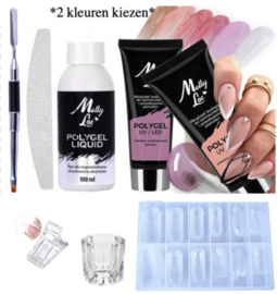 polygel set 30ml - 2 kleuren kiezen