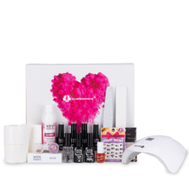 gellak set met 54 watt lamp