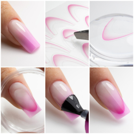Nagelsticker smile line 1930