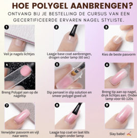 polygel kit 6 kleuren