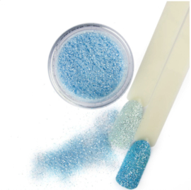 snow flash glitter  blue