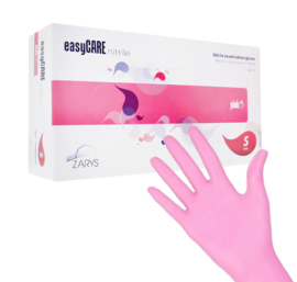 nitrile handschoenen easycare S pink