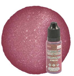 Couture Creations Alcohol Ink Glitter Accents Burgundy 12ml