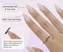 soft gel tips ombre almond medium 150 stuks