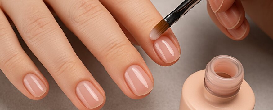 BIAB aanbrengen op korte nagels