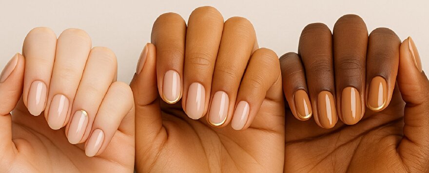 Nude BIAB combineren met nail art