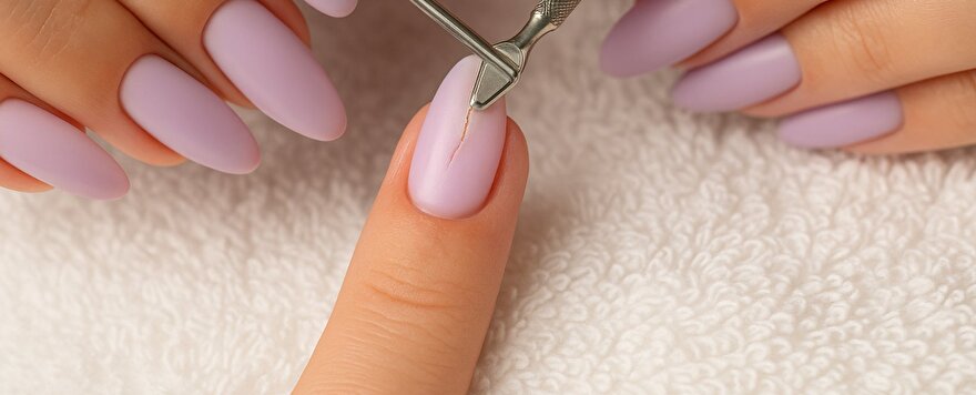 Polygel nagels repareren