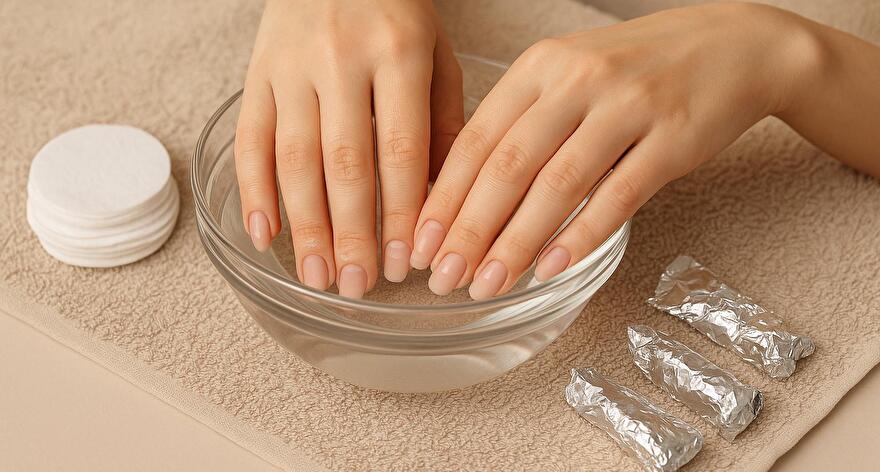 Verzorging van acrylnagels