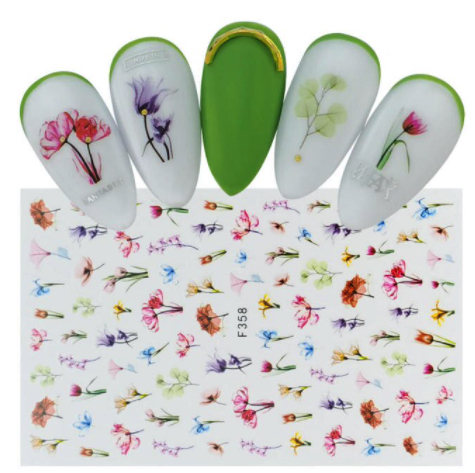 nagel bloemen | vlinders mooiste nailart nagel stickers
