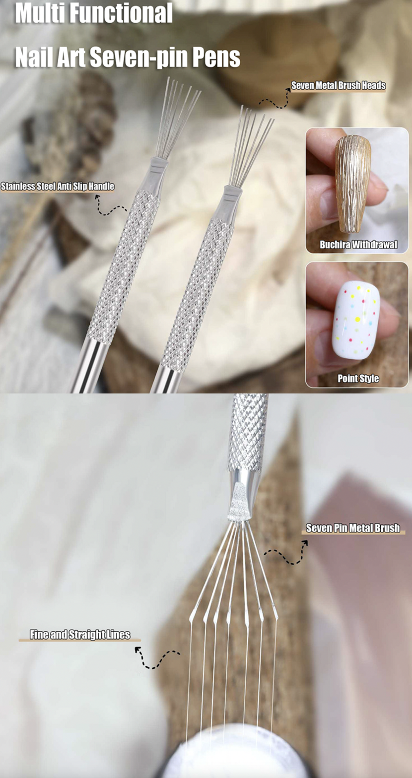 Nail art 7 pins tool