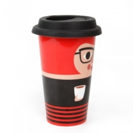 ingela travel mug lady