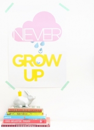 poster never grow up