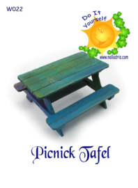W022 DIY Picknick Tafel