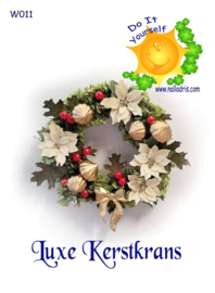 W011 DIY Luxury Christmas Wreath