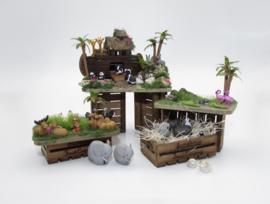 W061 DIY Ark of Noa - Ark + figurine set #1