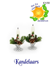 W056 DIY Kerst Kandelaars