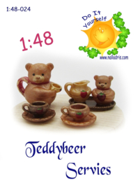 1:48-024 Teddy Bear Tea Set