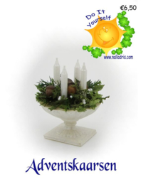 W045 DIY Advent Wreath & Candles