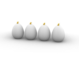 10.037 Candle - egg-shaped