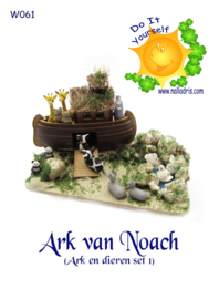 W061 DIY Arkje van Noach - Arkje + Dieren set 1