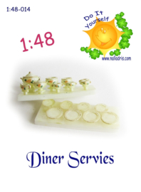 1:48-014 DIY Diner Servies