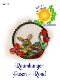 W111 Raamhanger Pasen - rond