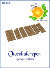 10.144 Chocolade repen (6 stuks)