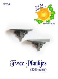 W054 DIY Twee Plankjes (Nieuwe versie!)