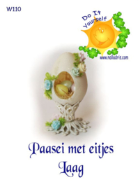 W110 Paasei met eitjes - laag